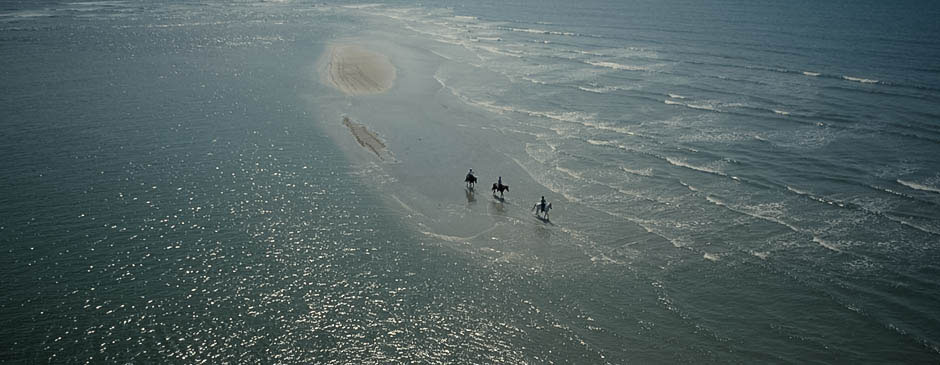 aerial cinematography drone flight on beach near Atlanta